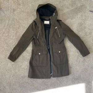 BCBG fall jacket with hood - size M